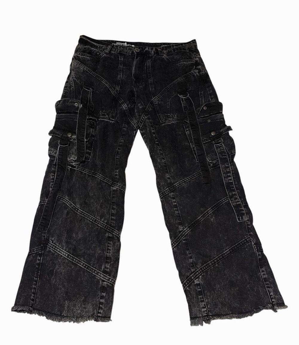Copper Rivot Jeans 3/4 Length Y2K